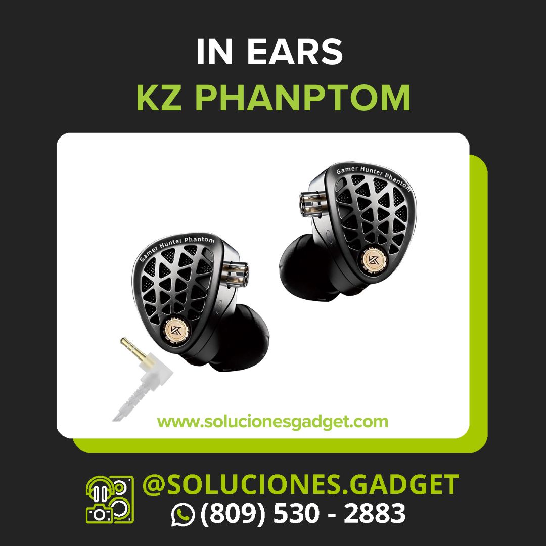 KZ Phantom — In-Ear Monitor de 6 Armaduras Balanceadas con Diseño Electrostático